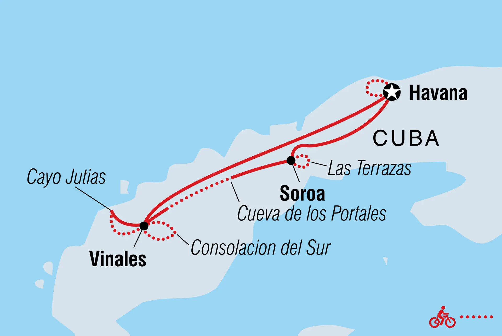 Kuba West Radreise