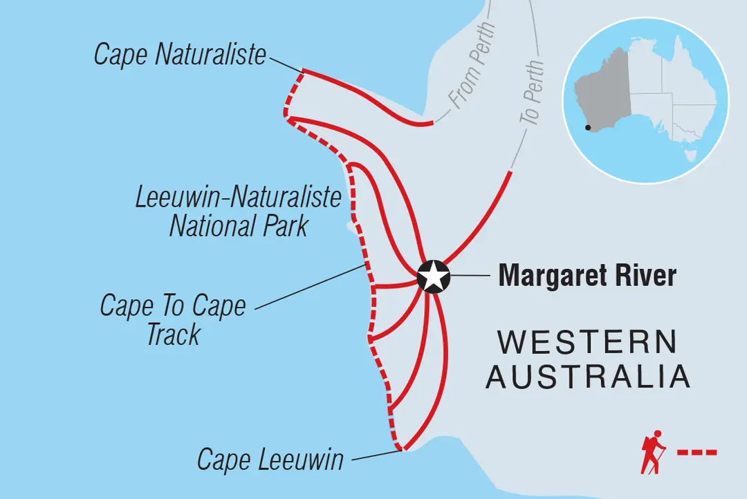 Australien Westen - Küstenwanderung von Kap zu Kap